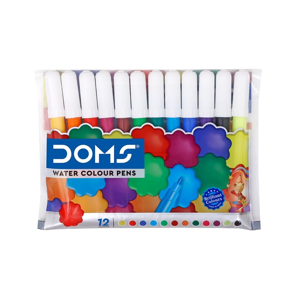 DOMS Painting Kit – Complete Art Set for Kids with Water Colours, Brushes & Crayons