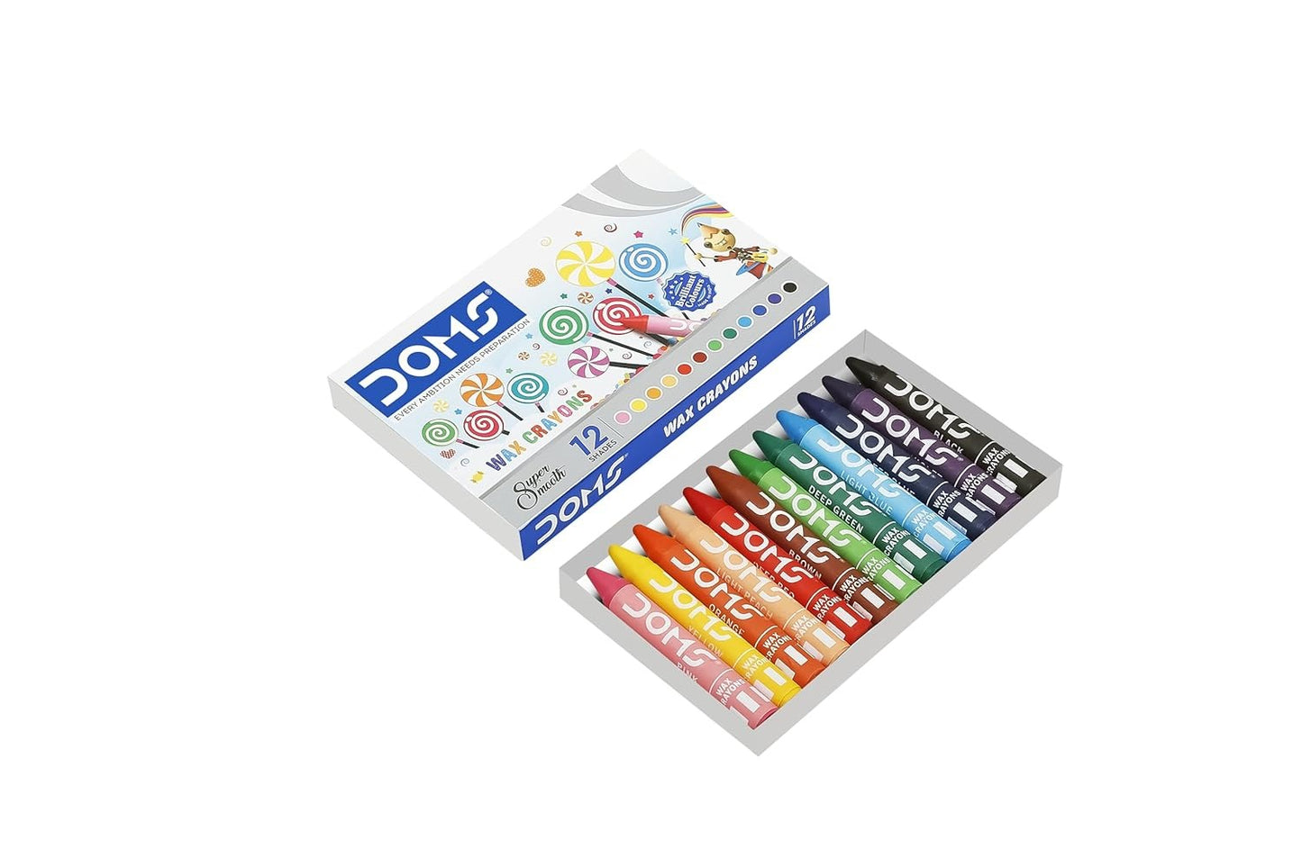 DOMS Painting Kit – Complete Art Set for Kids with Water Colours, Brushes & Crayons